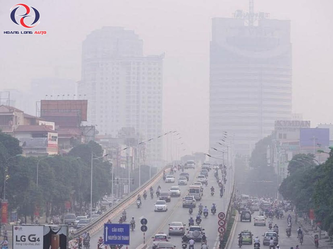 Tình trạng ô nhiễm khí thải