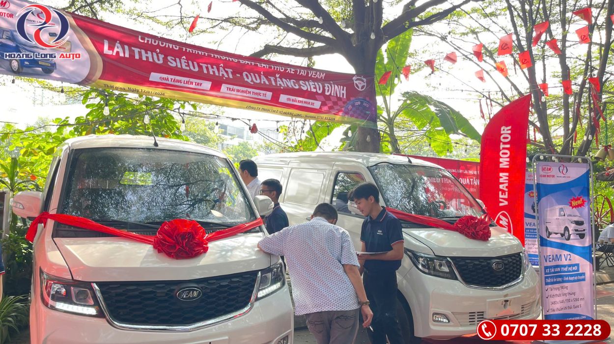 Trải Nghiệm Thực Tế Xe Tải Van VEAM Victory V2